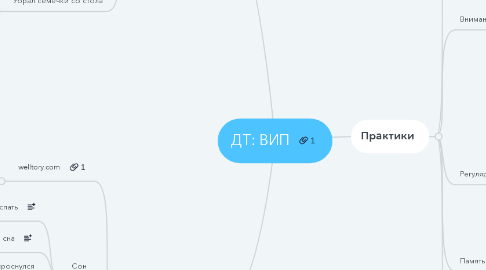 Mind Map: ДТ: ВИП