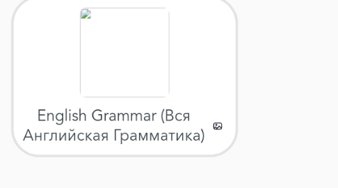 Mind Map: English Grammar (Вся Английская Грамматика)